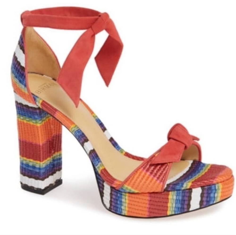 Alexandre Birman Vibrant Platform Sandals with Chunky Heel